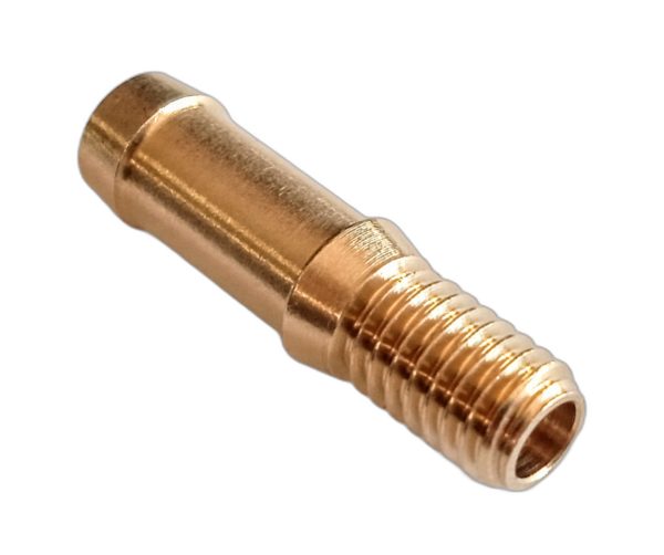 Щуцер за колектор М6 за маркуч ф6 - L25mm