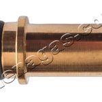Щуцер вода ф16 прав за редуктор BRC Genius MB - месинг