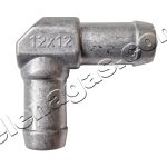Коляно за вода/газ 12-12 алуминиево