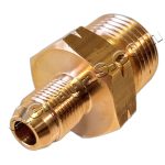 Преход GOK  M12x1mm - W21.8x1/14LH месингов