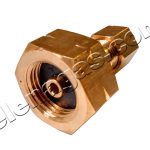 Преход холендров GOK W21.8x1/14LH - медна тръба ф8 Ж/М- месингов