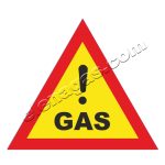 Стикер Внимание газ
