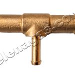 Тройник T-образен 6-12-12 лят месинг