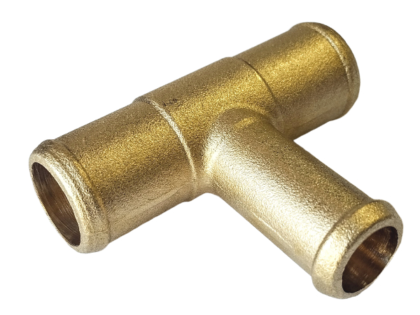 Тройник 16-19-19мм лят месинг