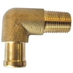 Месингово коляно за редуктор Cobra 1/8"NPT