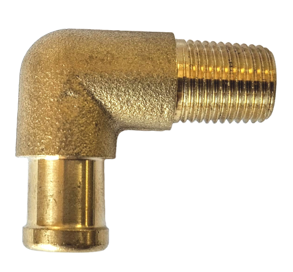 Месингово коляно за редуктор Cobra 1/8"NPT